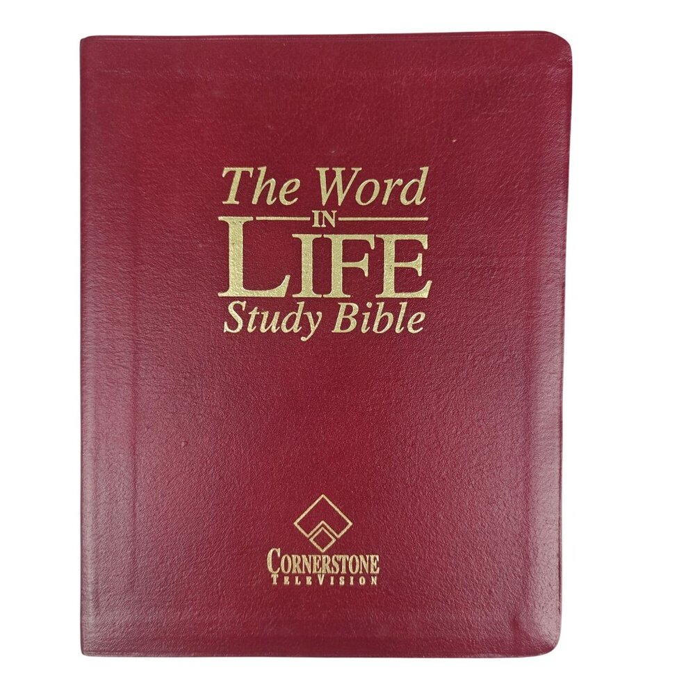 The Word In Life Study Bible New Testament Edition NKJV Red Genuine Leather 1993